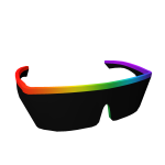 Rainbow Striped Glasses