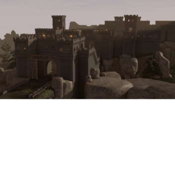 Scary spooky ancient fort