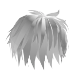 🖤Light Messy Emo Anime Hairstyle/(White) v4