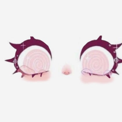 pink love eyes Roblox decal