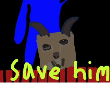 Floppa run from rainbow friends