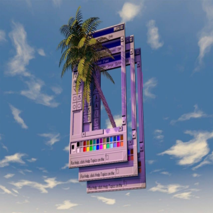 Vaporwave Edit 5 Roblox decal