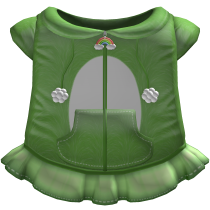 Green Kawaii Teddy Bear Zip-Up Roblox item