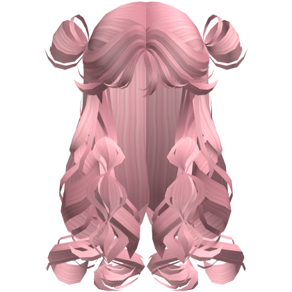 Curly Poofy Princess Doll Hair Pink Roblox item