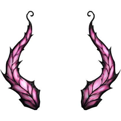 (In Group Store) Topaz Pink Butterfly Horns Roblox item