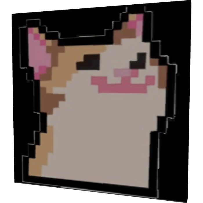 POP Cat Pixel 8 Bit