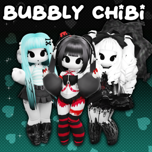 🖤 [UPDATE] Gothic Bubbly Chibi Girl Outfits