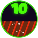 Reach Stage 10 Roblox badge thumbnail