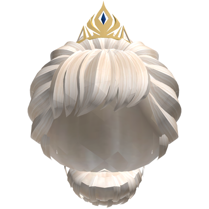 ❄️ Elsa Queen Blonde Bun Frozen