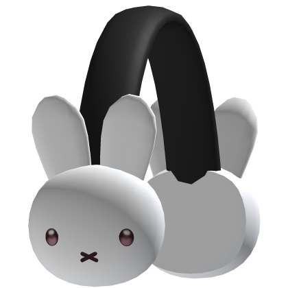 Cute Black Winter Miffy Earmuffs