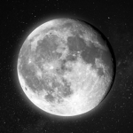 earth and the moon