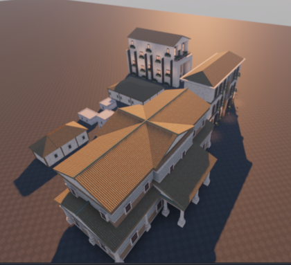 Rome Punic Residential Filler Pack ( 8 BUILDINGS ) preview 3