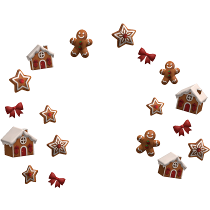 Christmas Gingerbread Aura - Red