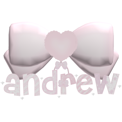 ๑˚ andrew heart bow