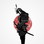The samurai 武士.