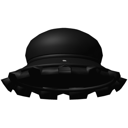 ,, 🖤. gothic ruffled hat in black
