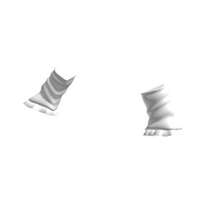White Ruffle Arm Warmers