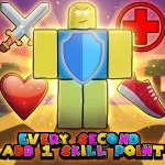 [!!] every second add 1 skill point Roblox game thumbnail