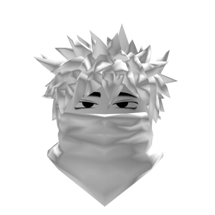 Vkei White Hair White Mask With Face Roblox item
