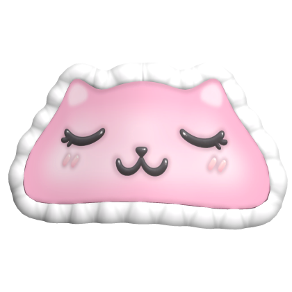 Kitty Sleep Mask Pink & White Roblox item