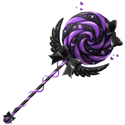Angel Princess Cute Lollipop - Black Purple Witch Roblox item