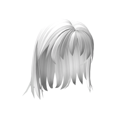 Grunge Y2K Short Spikey Hair White Roblox item