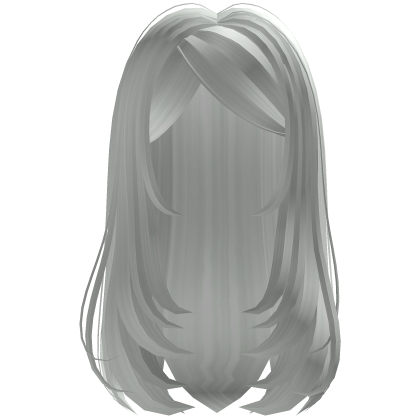 Girly Pretty Long Layered Silky Hair (White)