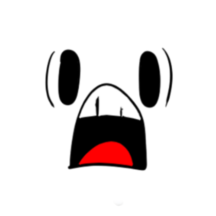 Scared face Roblox decal