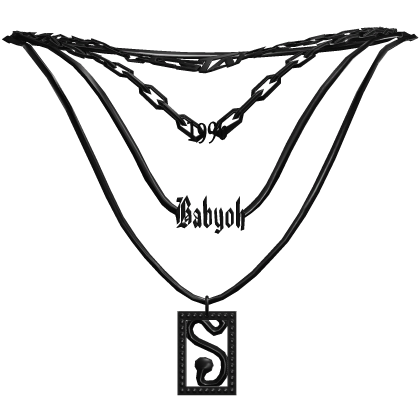 Stylish Layered Black Necklace 1.0 (PBR)