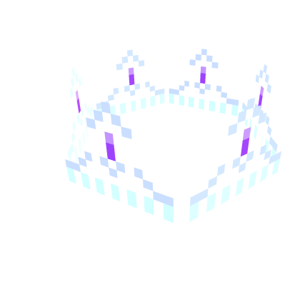 8-Bit Royal Crown white emissive addon