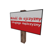 Miłość do ojczyzny Sign