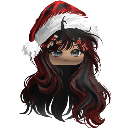 Cute Christmas Waves w/ Charms (Black&Red)