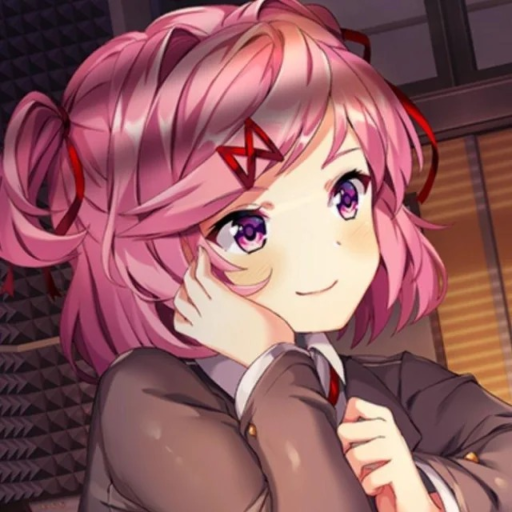 Rest your head on Natsuki's lap game