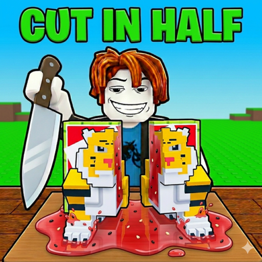 [BRAINROTS!] Cut In Half