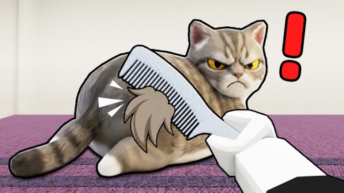 Brush Angry Cat