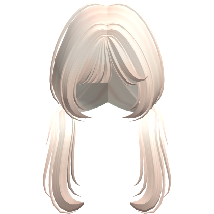 ♡︎ : Low Pigtails w Anime Bangs [in Blonde] Roblox item