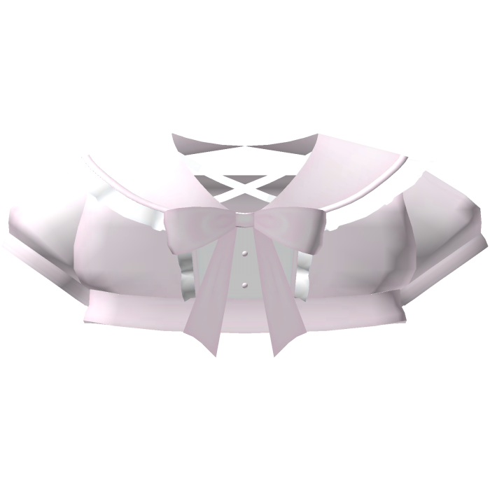 ✙ | cutecore ruffled top in pink and white