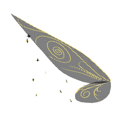 [fly animation] Black Tinkerbell Pixie Wings (L) Roblox item