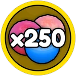 Collect 250 shiny fruits.