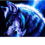 Flashing wolf