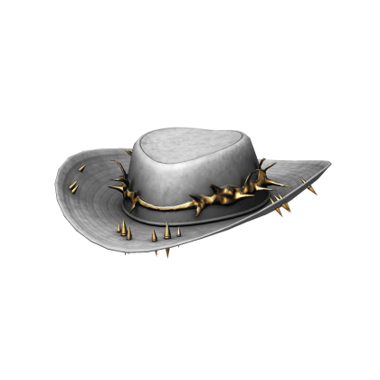 White Gold Thorn Cowboy Hat