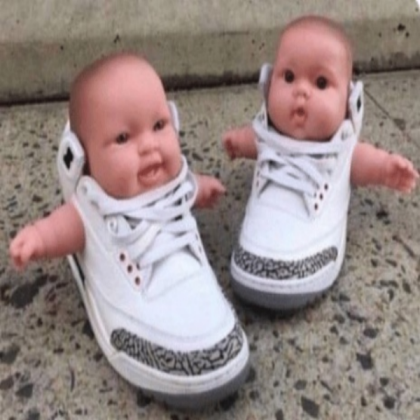 Shoe baby meme Roblox decal
