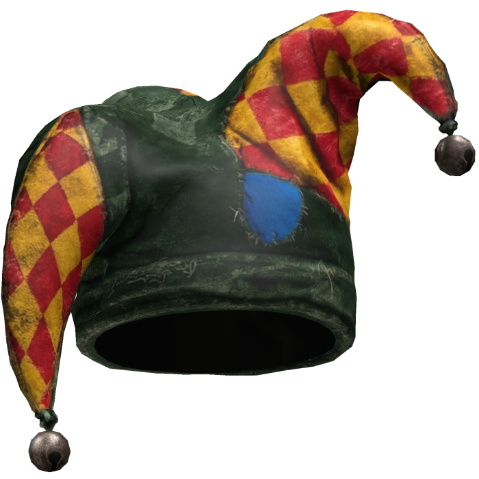 Red & Green Jester Hat