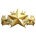 Gold Omega Star Crown