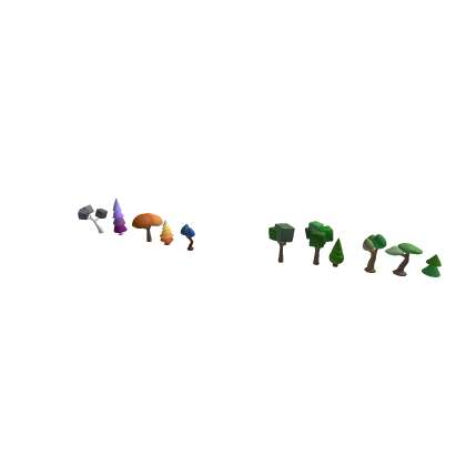 2 Type Tree Pack (can be colored)