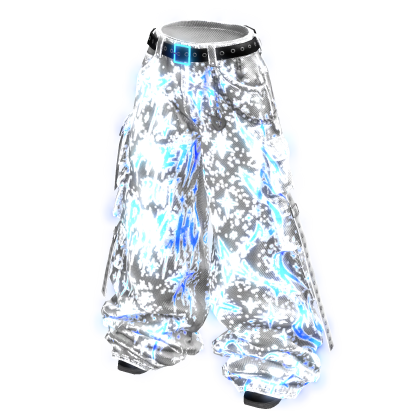 Pretty But Pshycho Emissive Baggy Pants (Frost)
