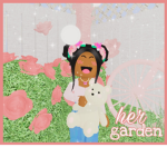 her garden
