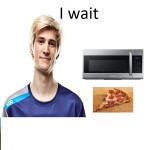 Xqc waits for pizza to be microwaved