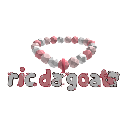 ♡ : ric da goat bear beaded 3.0
