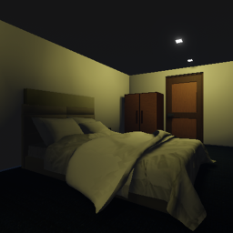 A totally normal hotel room
